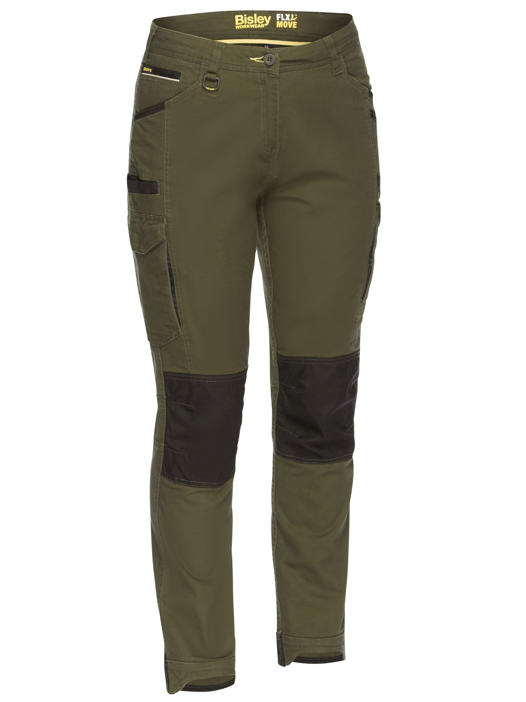 Women's mid-rise Flx & Move™ straight leg cargo pants - BPL6044 - Bisley  Workwear